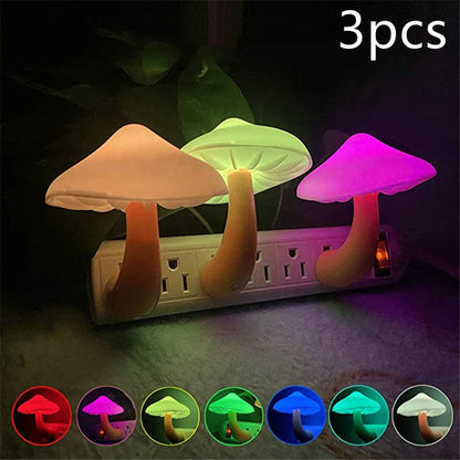 LED Night Light Mushroom