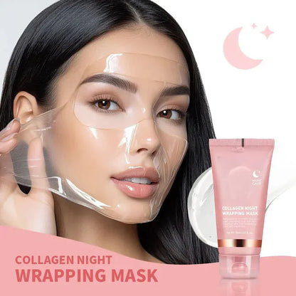 Korean Collagen Night Wrapping Peel Off Mask for Glowing & Youthful Skin