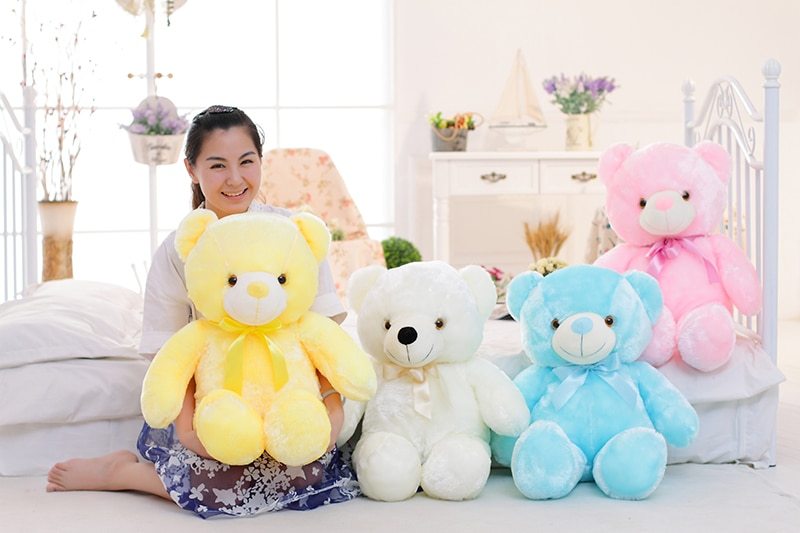 Creative Light Up LED Teddy Bear Stuffed Animals