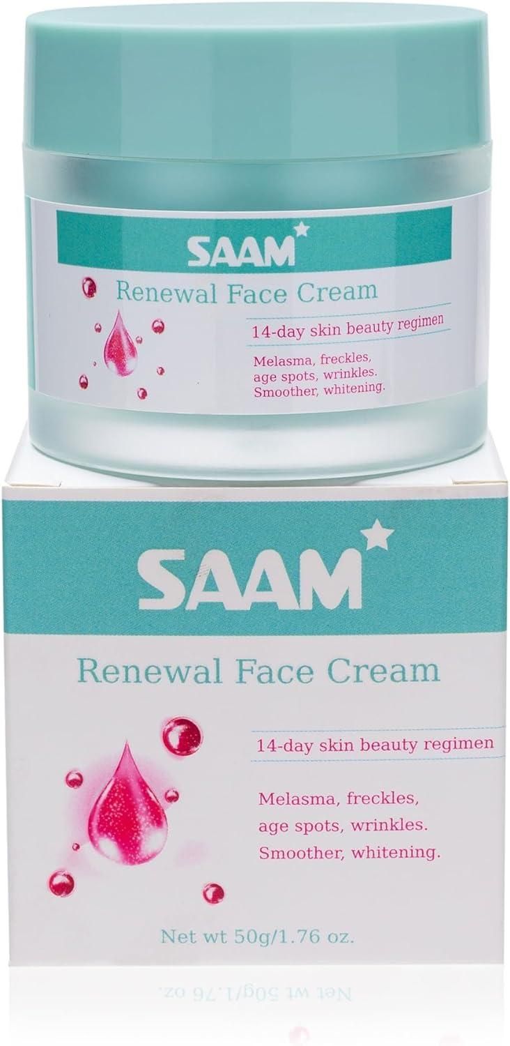 Saam Renewal Face Cream, Remove Wrinkles, Melasma, Freckles, Skin Aging, Dark skin - Buy 1 Get 1 Free